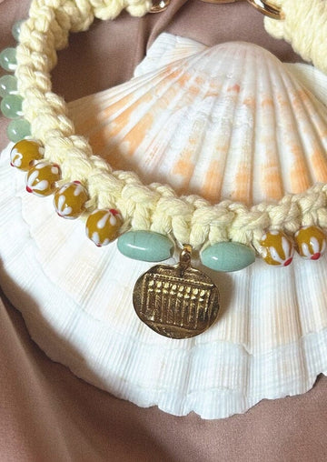 Pet collar "GEORGES" Aventurine